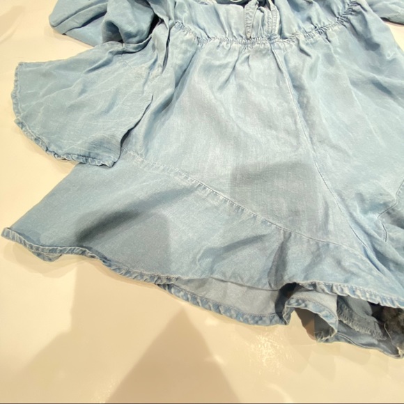 Rue 21 Jean Chambray Romper - Picture 6 of 9